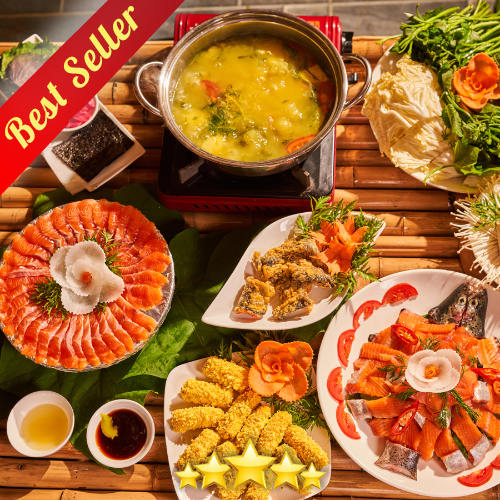 lẩu cá hồi
