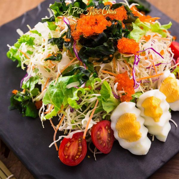 Salad trứng cua - Rong biển